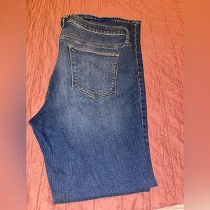 Gap Denim 1969 Women Perfect Boot Jeans Bootcut Stretch Dark Wash Size 16/33R